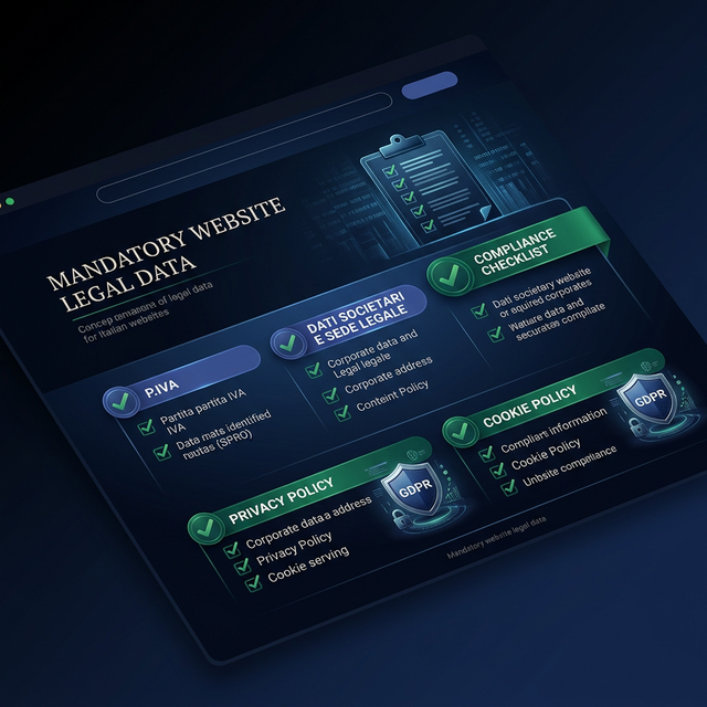 Dati Obbligatori Sito Web Aziendale: Guida Legale Completa 2026