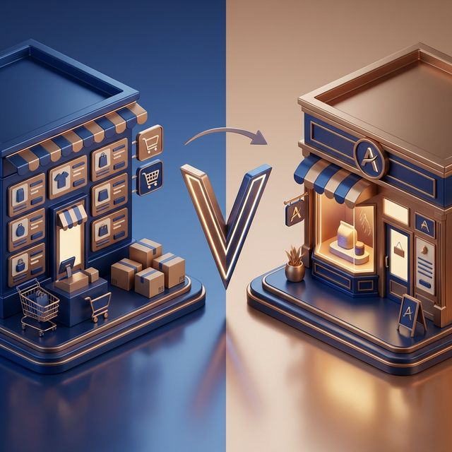 Marketplace vs E-commerce Proprietario: Quale Scelta per la tua PMI?