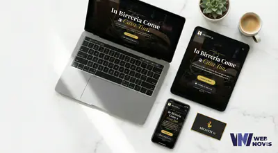 Mockup del sito Arconti 31 realizzato da WebNovis